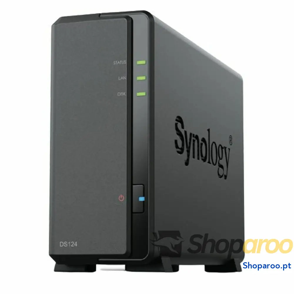 Armazenamento em rede Synology DS124 Preto