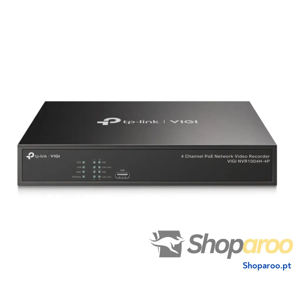 Armazenamento em rede TP Link VIGI NVR1004H 4P