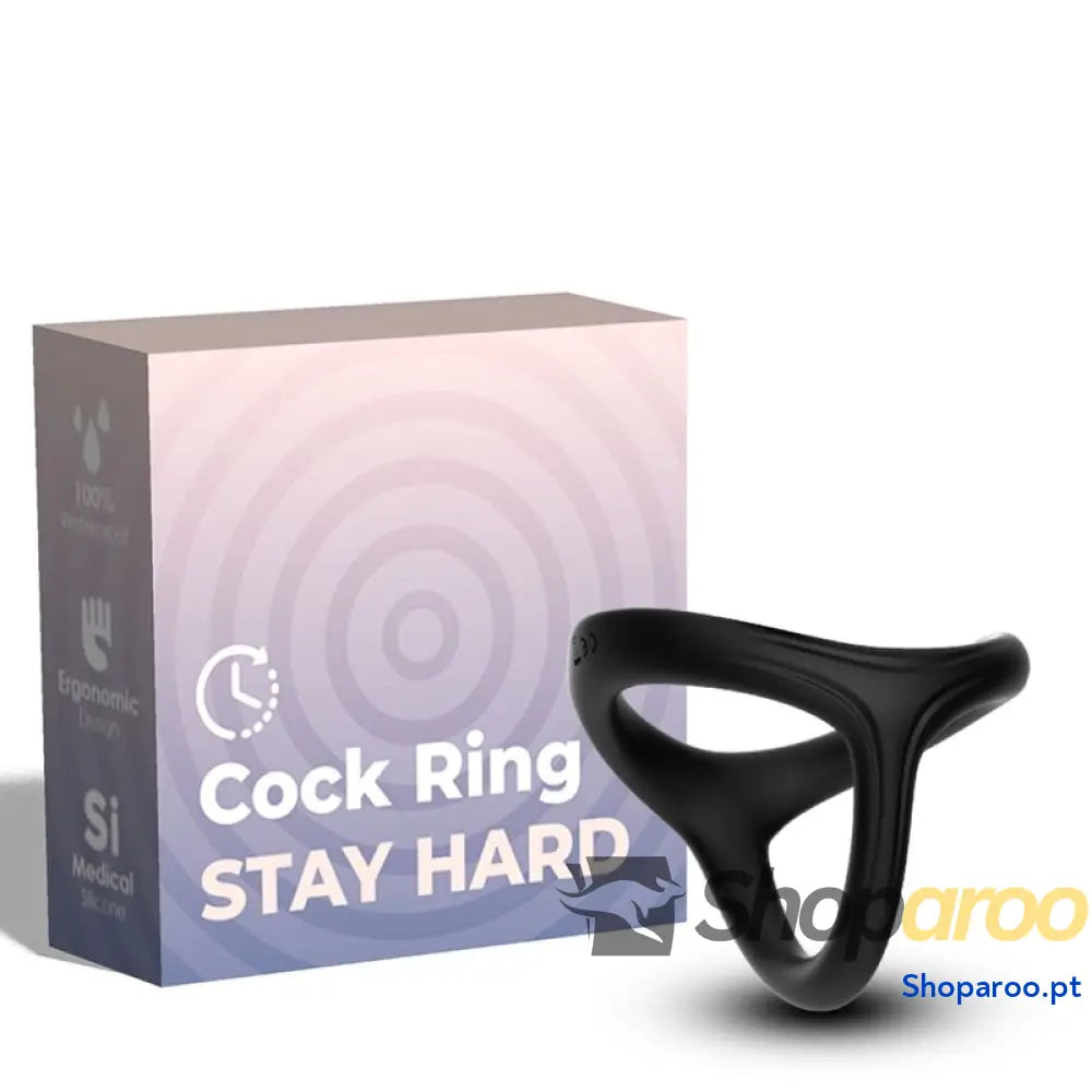 ARMONY - ANEL DE SILICONE DUPLO TRESOR PRETO