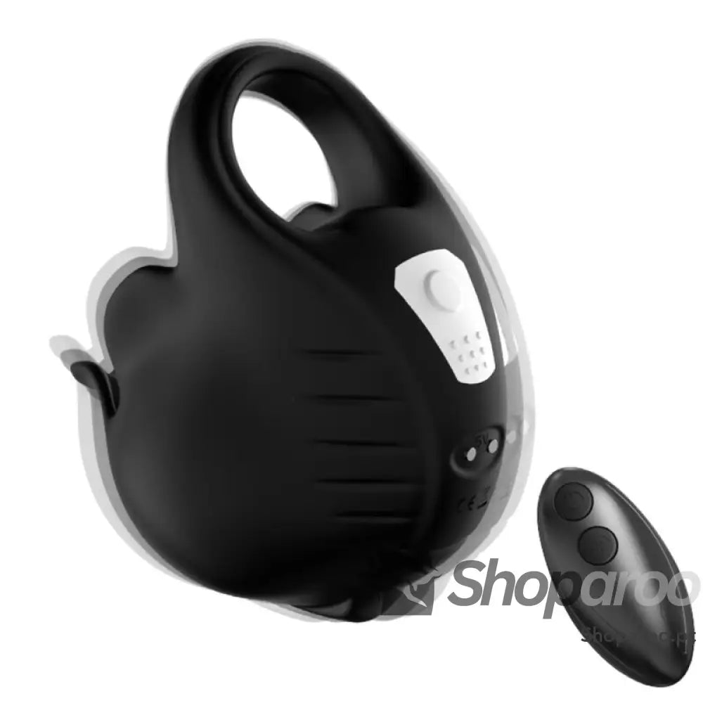 ARMONY - ANEL VIBRADOR COPING CONTROLE REMOTO PRETO
