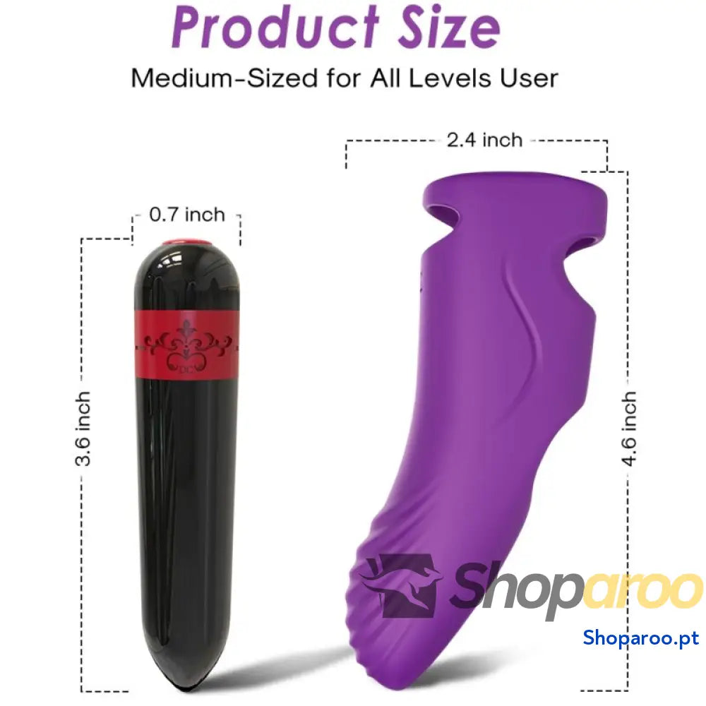 ARMONY - AURORA VIBRADOR DEDO ROXO