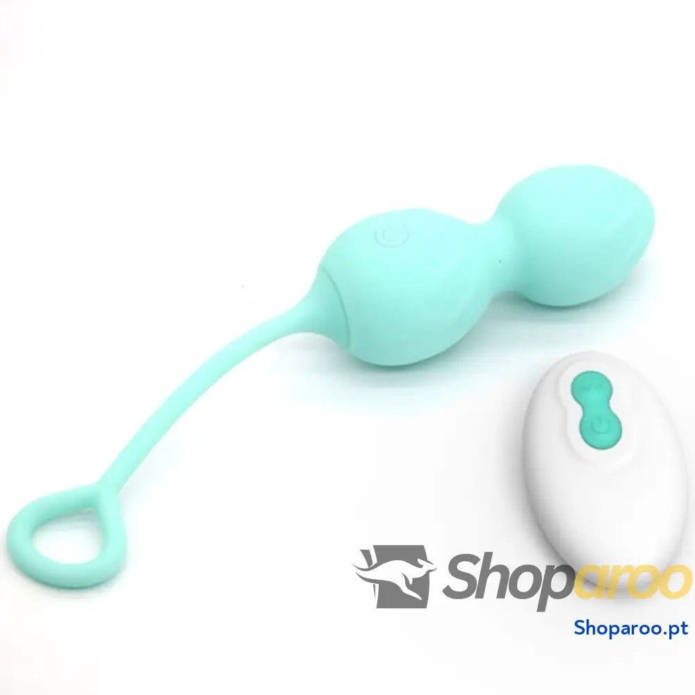 ARMONY - BLOSSOMS VAGINAL DUMBBELL VIBRAÇÃO CONTROLE REMOTO 10 VIBRAÇÕES VERDE