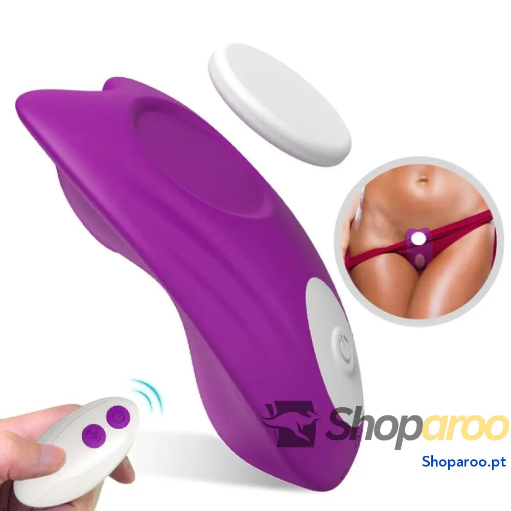 ARMONY CALÇA VIBRADORA BUTTERFLY WEARABLE CONTROLE REMOTO ROXO