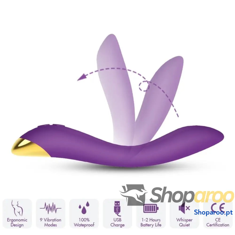 ARMONY FLAMINGO VIBRADOR MULTIPOSIÇÃO ROXO