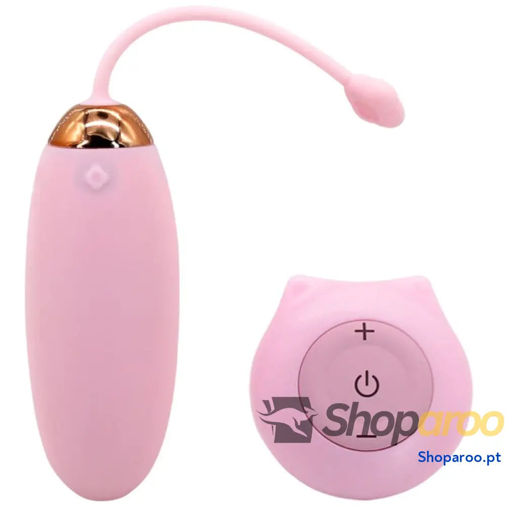 ARMONY KITTY FUN EGG VIBRADOR CONTROLE REMOTO 10 VIBRAÇÕES ROSA