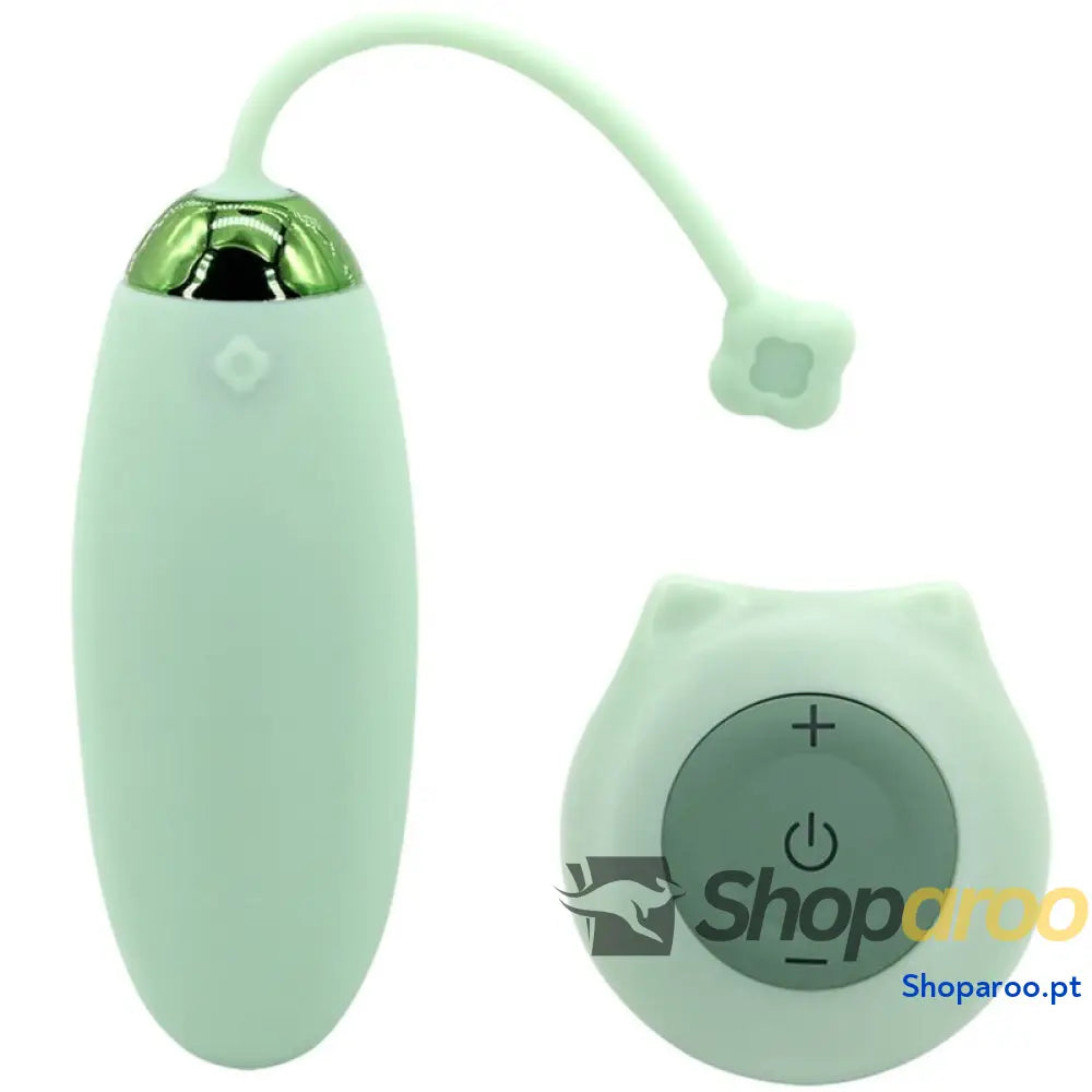 ARMONY KITTY FUN EGG VIBRADOR CONTROLE REMOTO 10 VIBRAÇÕES VERDE