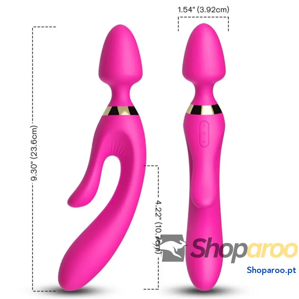ARMONY MASSAGER E VIBRADOR COELHO FÚCSIA