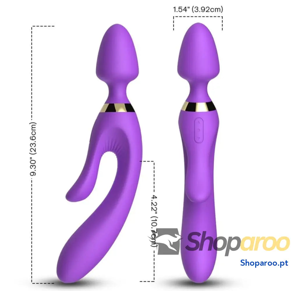 ARMONY MASSAGER E VIBRADOR COELHO ROXO