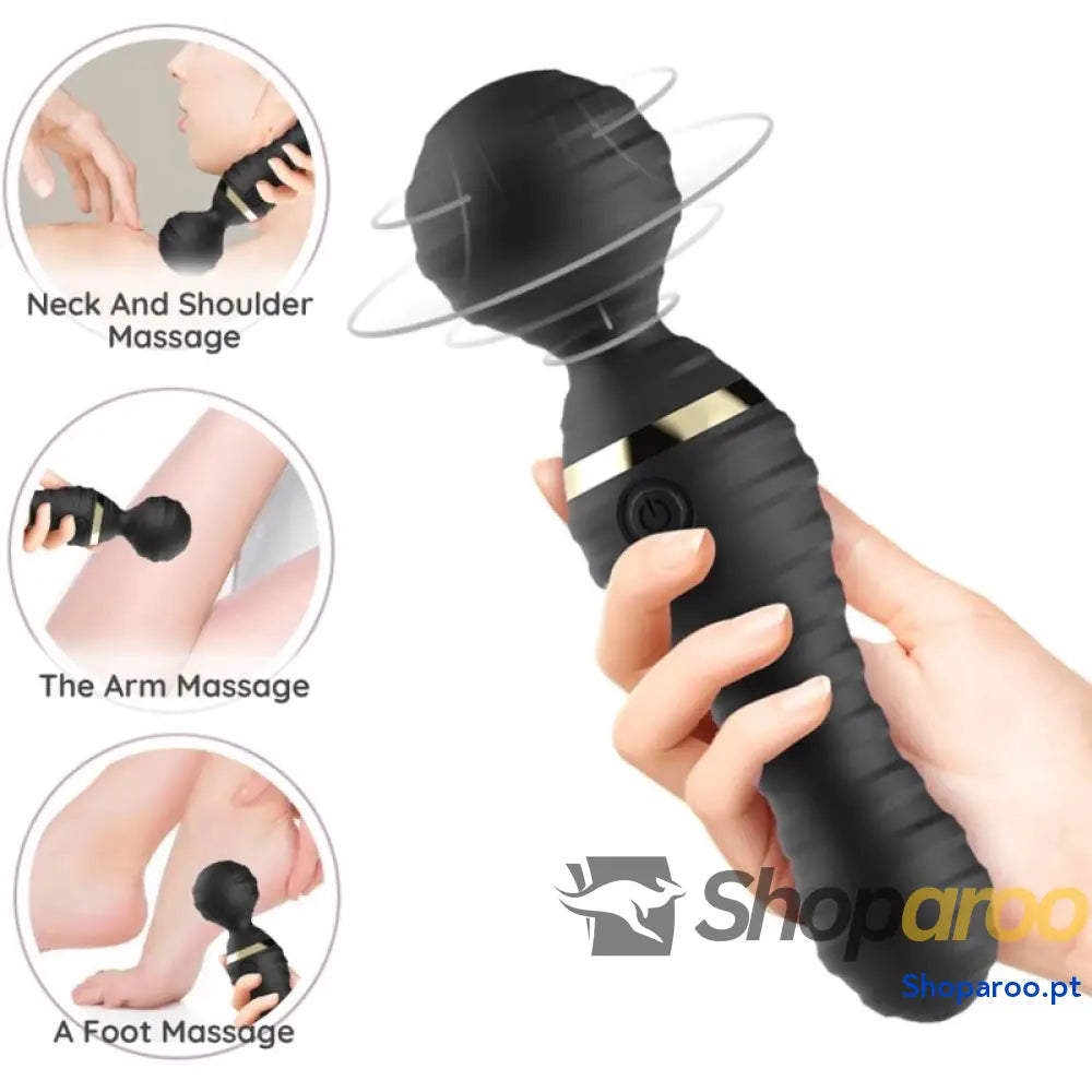 ARMONY MASSAGER E VIBRADOR FREEDO PEQUENO PRETO