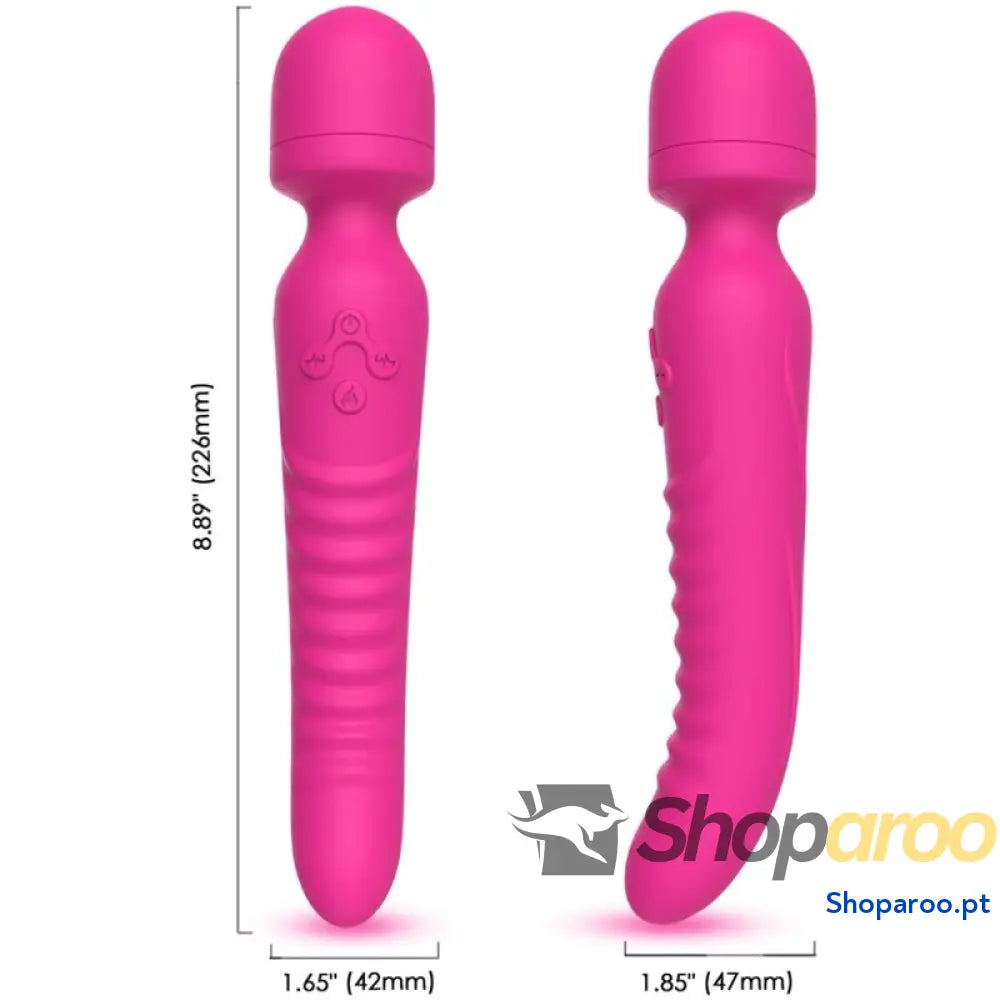 ARMONY MASSAGER MISSÃO E VIBRADOR EFEITO DE CALOR FÚCSIA