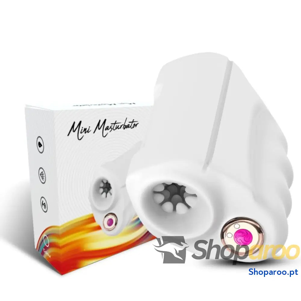 ARMONY - MASTER MASTURBADOR E VIBRADOR BRANCO