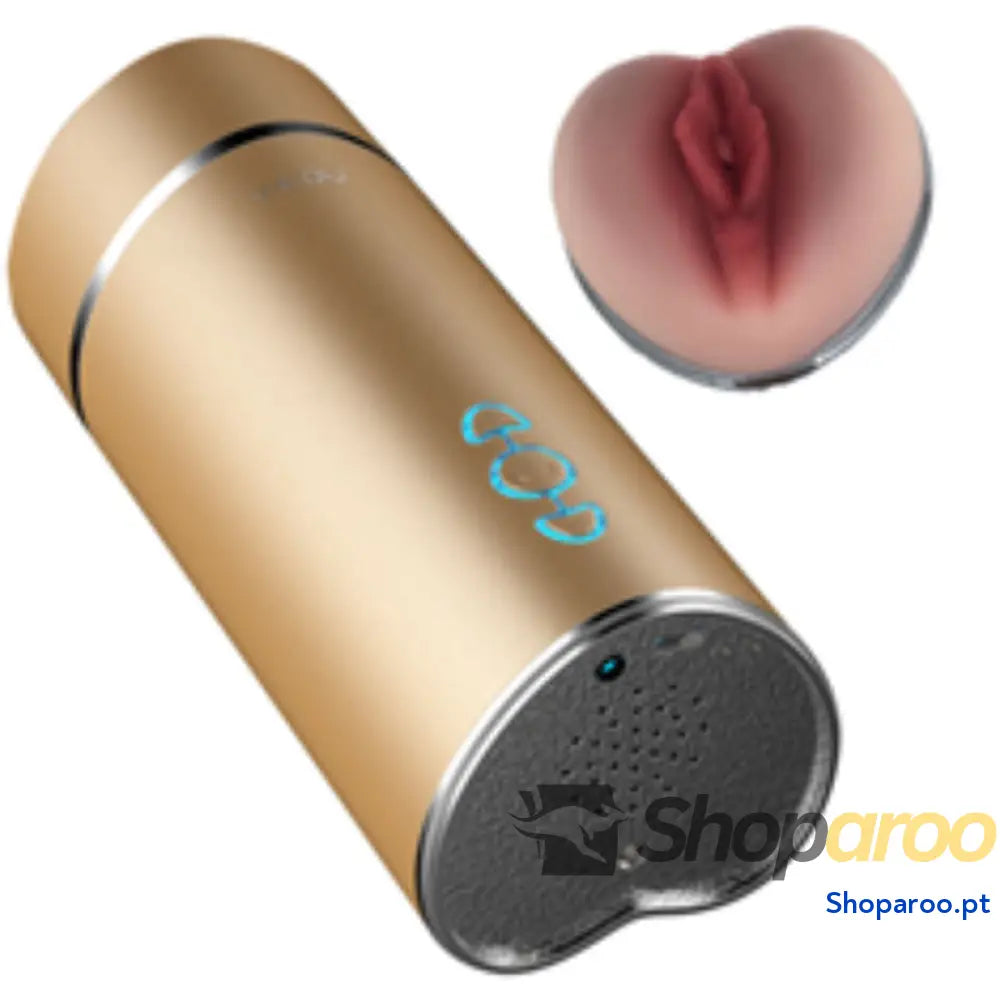 ARMONY - MASTURBADOR VIBRADOR VAGINA GOLDEN