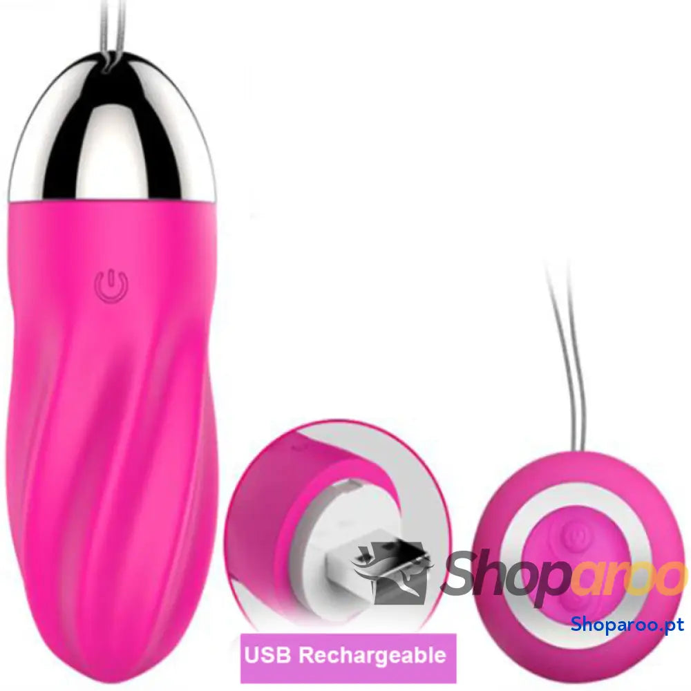 ARMONY OVO VIBRANTE ESPIRAL SWEETY CONTROLE REMOTO ROSA