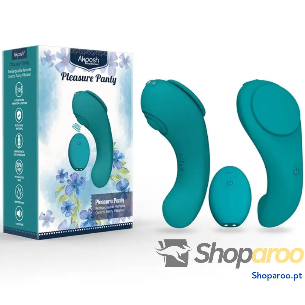 ARMONY PLEASURE PANTY VIBRADOR CONTROLE REMOTO 3 VELOCIDADES VERDE
