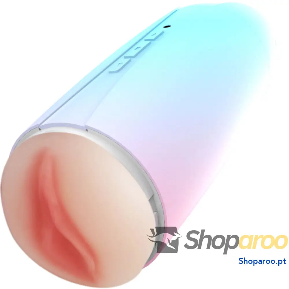ARMONY - RAINBOW DUPLO VAGINA E VIBRADOR DE BOCA MASTURBADOR