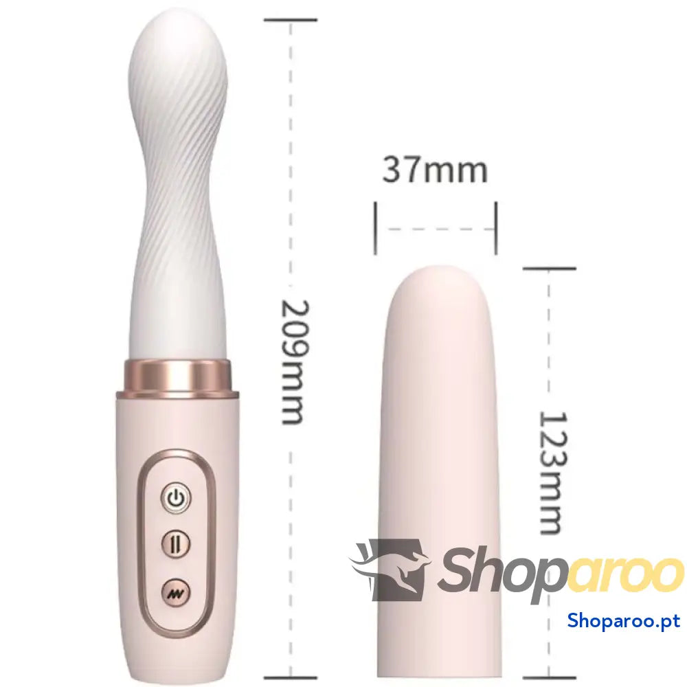 ARMONY ROTADOR VIBRADOR E MÁQUINA TELESCÓPICA AUTOMÁTICA AMARELO