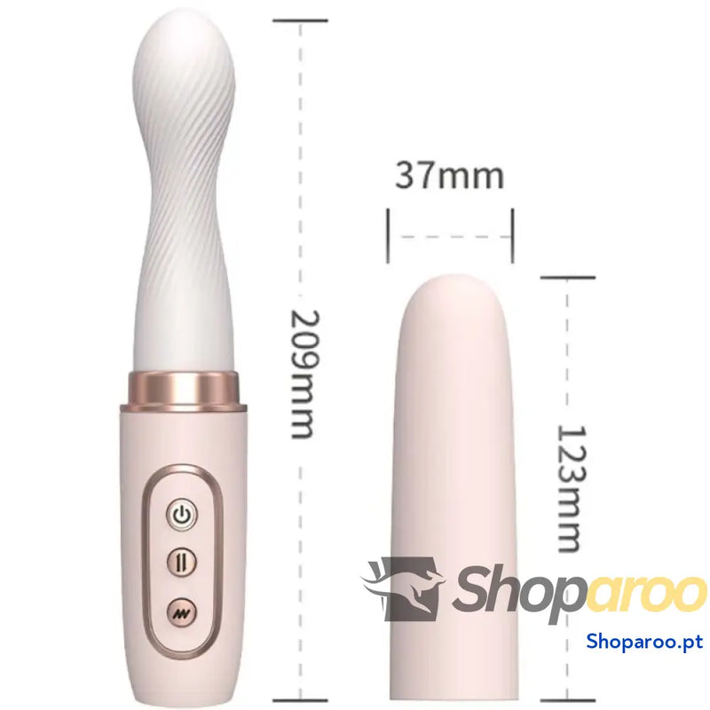 ARMONY ROTADOR VIBRADOR E MÁQUINA TELESCÓPICA AUTOMÁTICA AMARELO