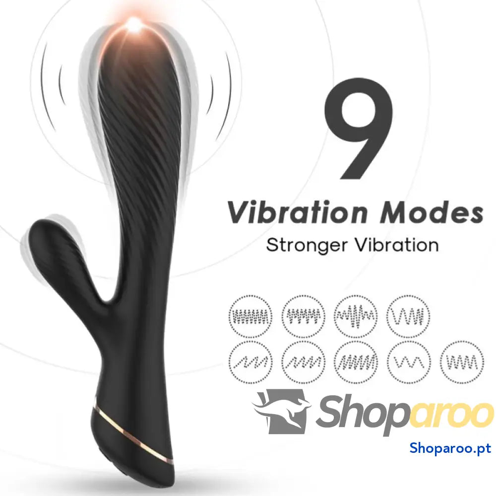 ARMONY VIBRADOR COELHO SILICONE PRETO