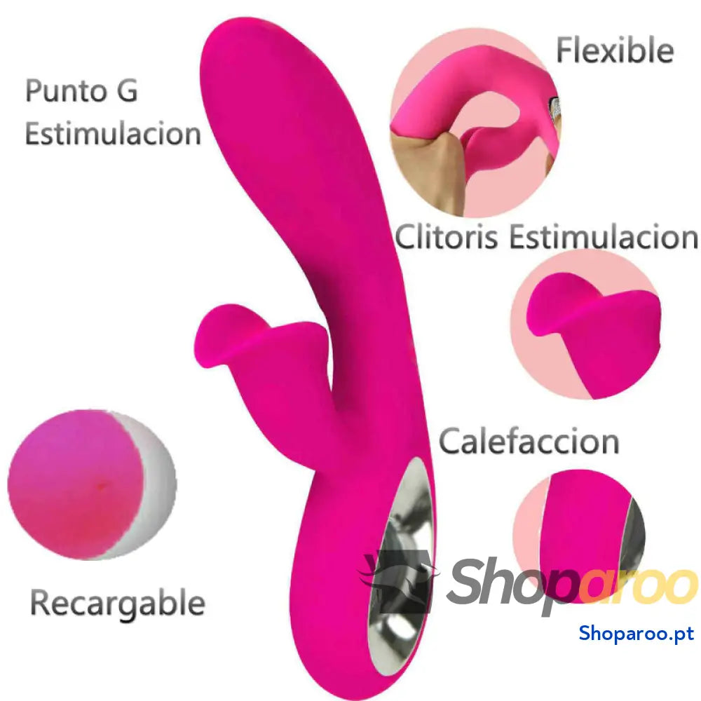 ARMONY VIBRADOR DARO E ESTIMULADOR DE ANEL PUXAO FÚCSIA
