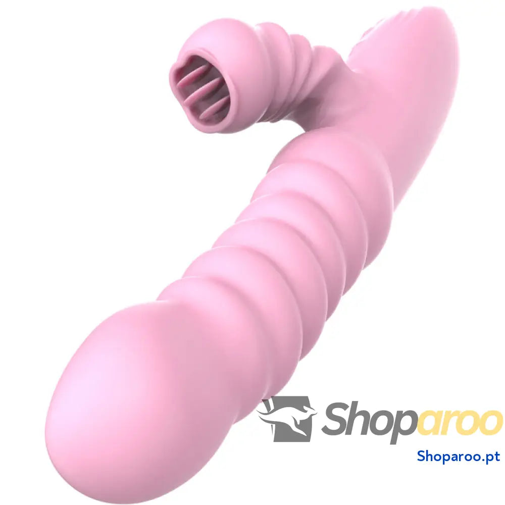 ARMONY - VIBRADOR MULTIFUNÇÃO COM EFEITO DE CALOR ESTIMULANTE DE LÍNGUA ROSA