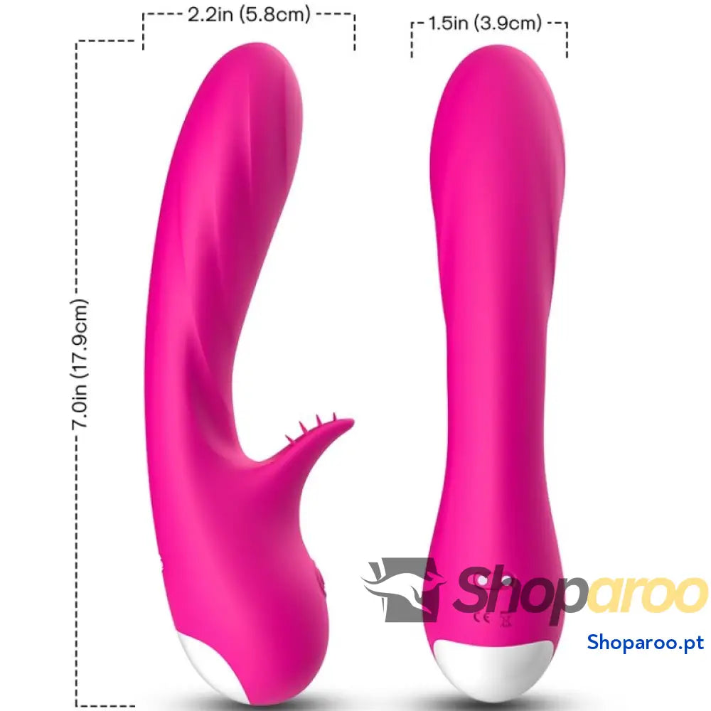 ARMONY VIBRADOR ROMANCE COM ESTIMULADOR FÚCSIA