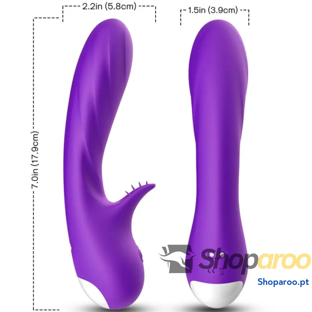 ARMONY VIBRADOR ROMANCE COM ESTIMULADOR ROXO
