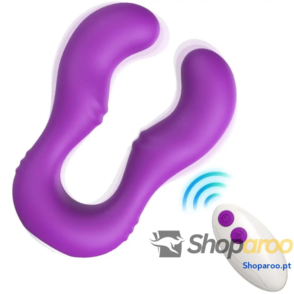 ARMONY VIBRADOR SERAPH DUPLO CONTROLE REMOTO ROXO