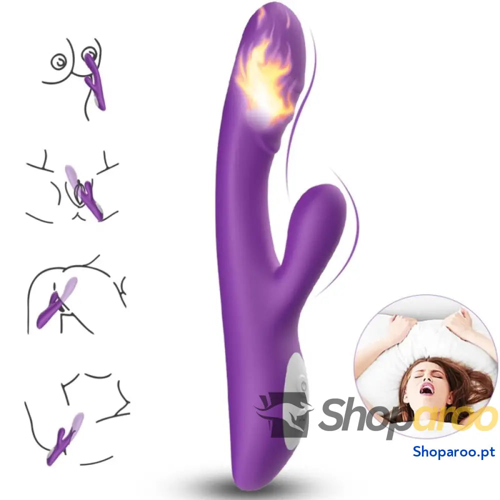 ARMONY VIBRADOR SPARK EFEITO CALOR ROXO