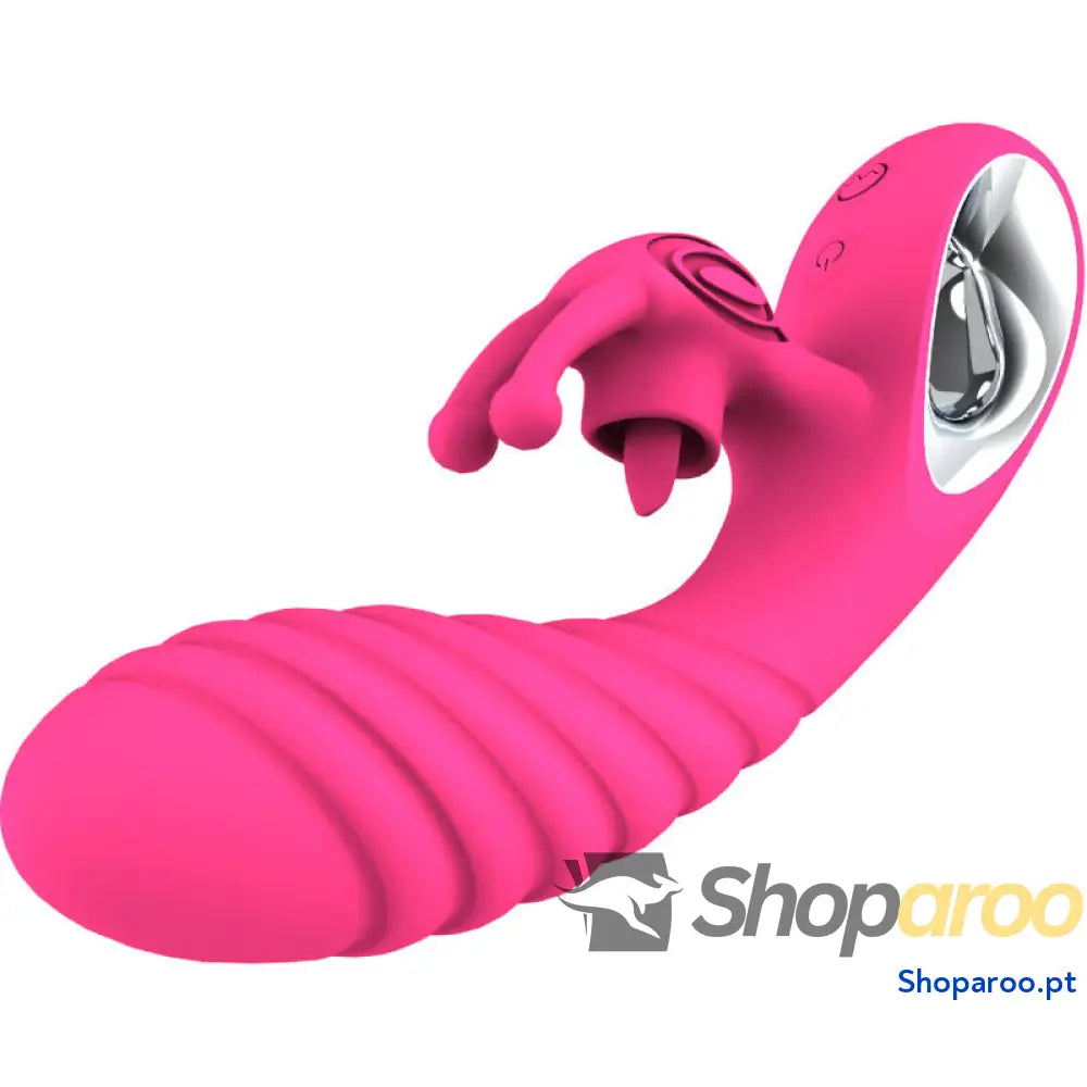ARMONY VIBRADOR VICKY COELHO COM LÍNGUA FÚCSIA