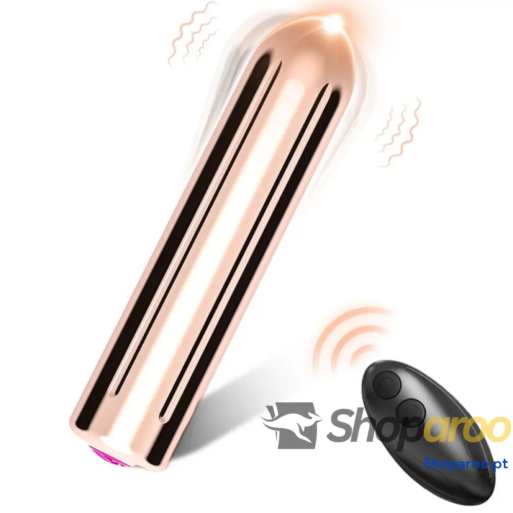 ARMONY WARHEAD VIBRADOR BALA CONTROLE REMOTO DOURADO 2 CM X 8.8