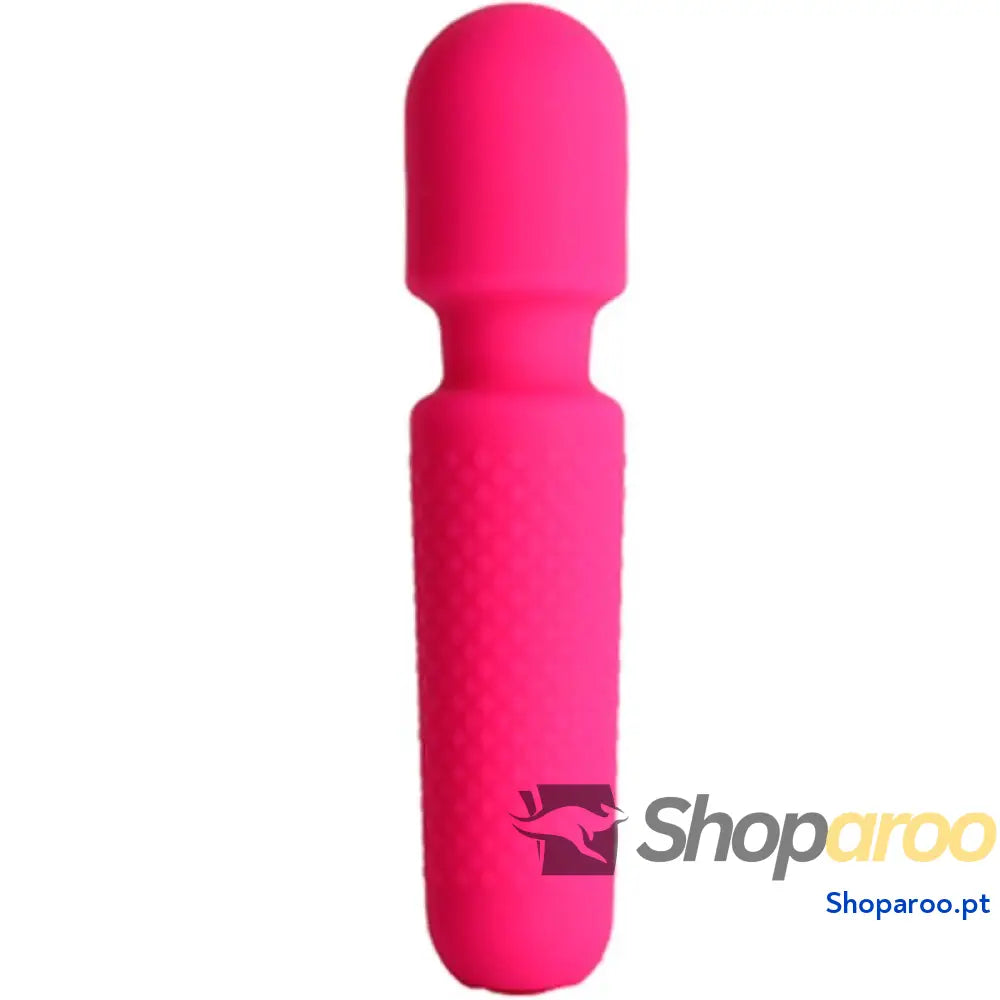 ARMONY - YOUR MAGIC MASSAGER E VIBRADOR RECARREGÁVEL 10 VIBRAÇÕES VARINHA PONTOS ROSA