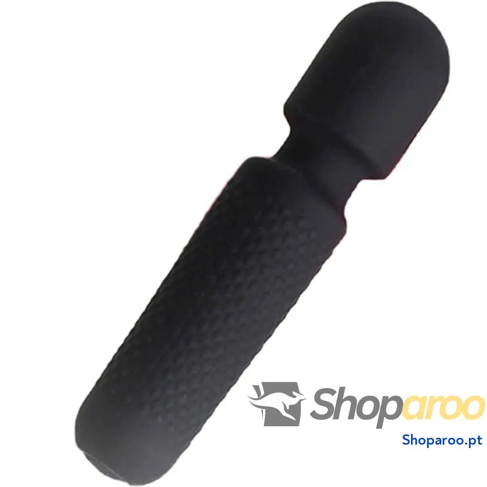 ARMONY - YOUR MAGIC MASSAGER E VIBRADOR RECARREGÁVEL 10 VIBRAÇÕES WAND DOTS PRETO