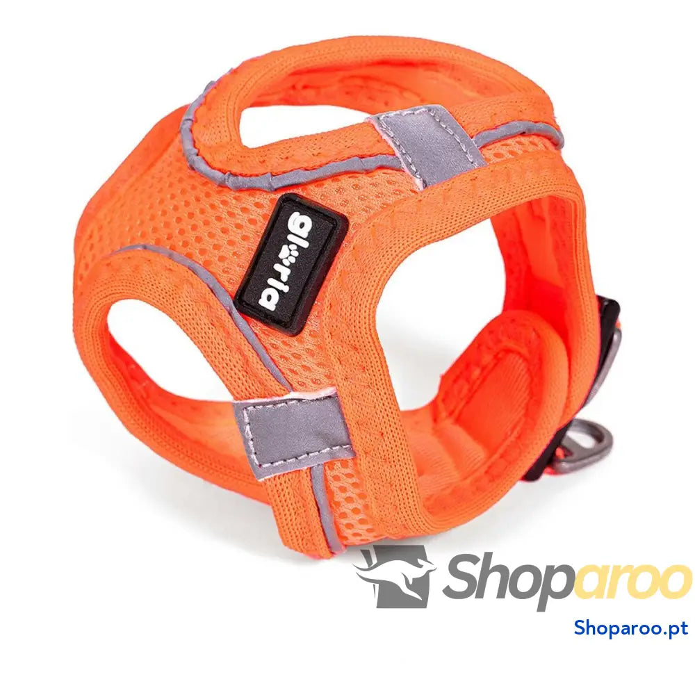 Arnês para Cães Gloria Air Mesh Trek Star Ajustável Laranja L (33,4-35 cm)