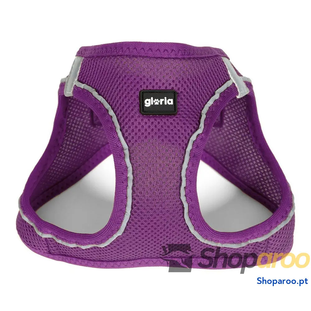 Arnês para Cães Gloria Air Mesh Trek Star Ajustável Roxo L (33,4-35 cm)