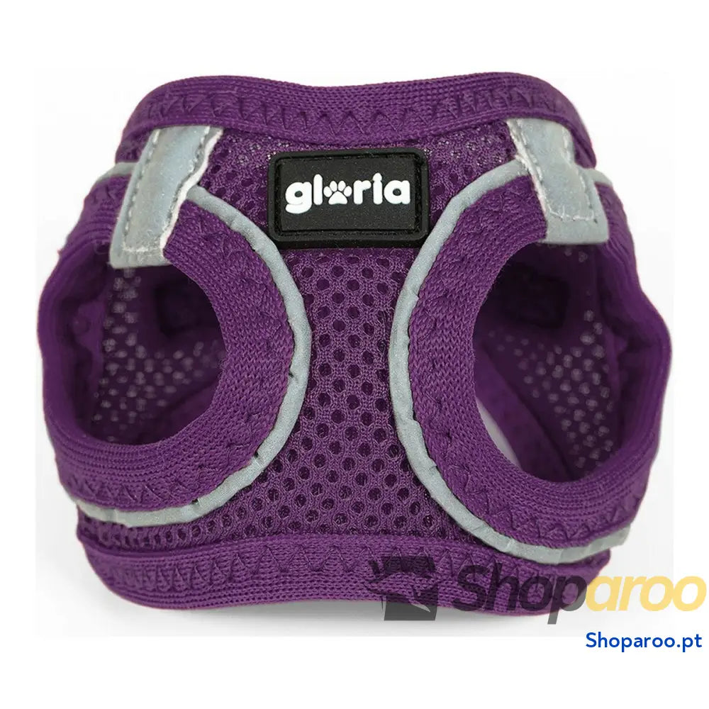Arnês para Cães Gloria Air Mesh Trek Star Ajustável Roxo Tamanho XXXS (18-20 cm)