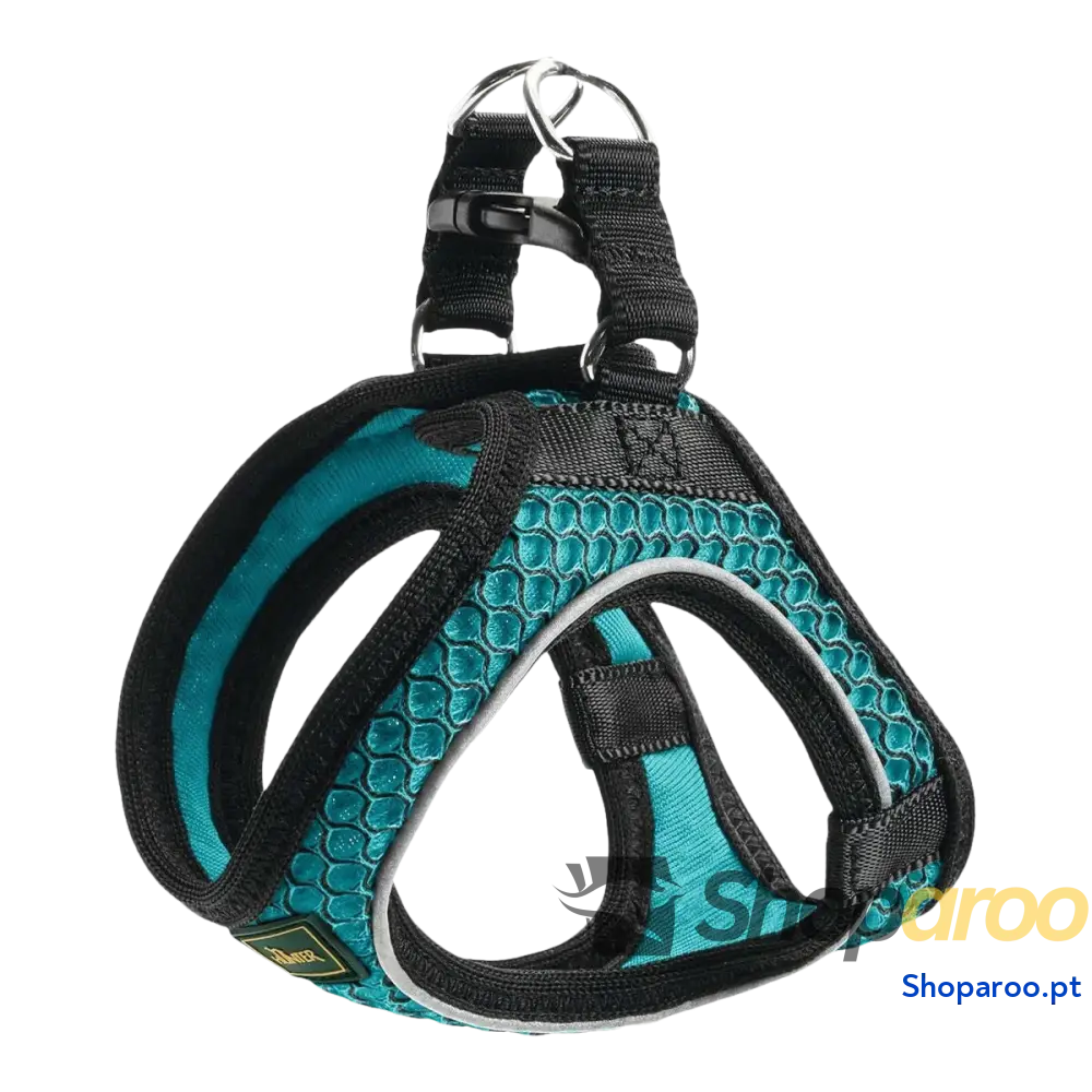 Arnês para Cães Hunter Hilo-Comfort Turquesa S (42-48 cm)