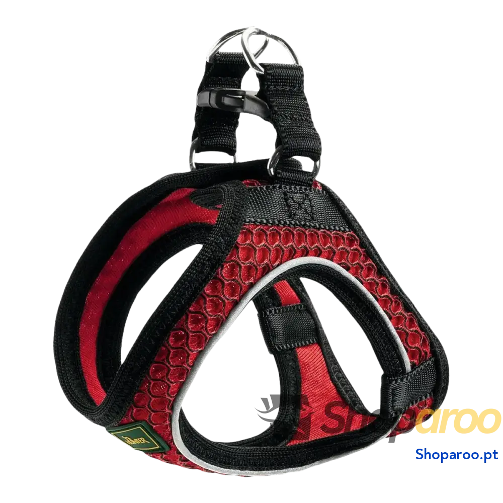 Arnês para Cães Hunter Hilo-Comfort Vermelho Tamanho M (55-60 cm)