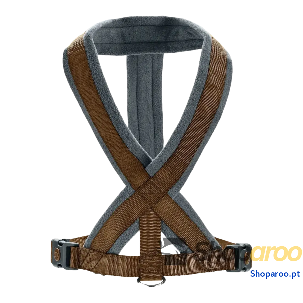 Arnês para Cães Hunter London Comfort Castanho L 73-100 cm