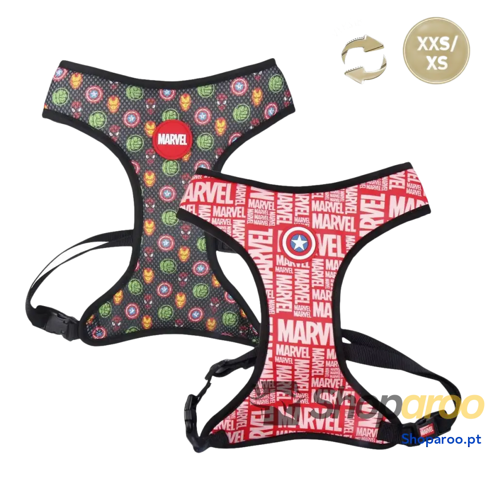 Arnês para Cães Marvel XXS/XS Vermelho