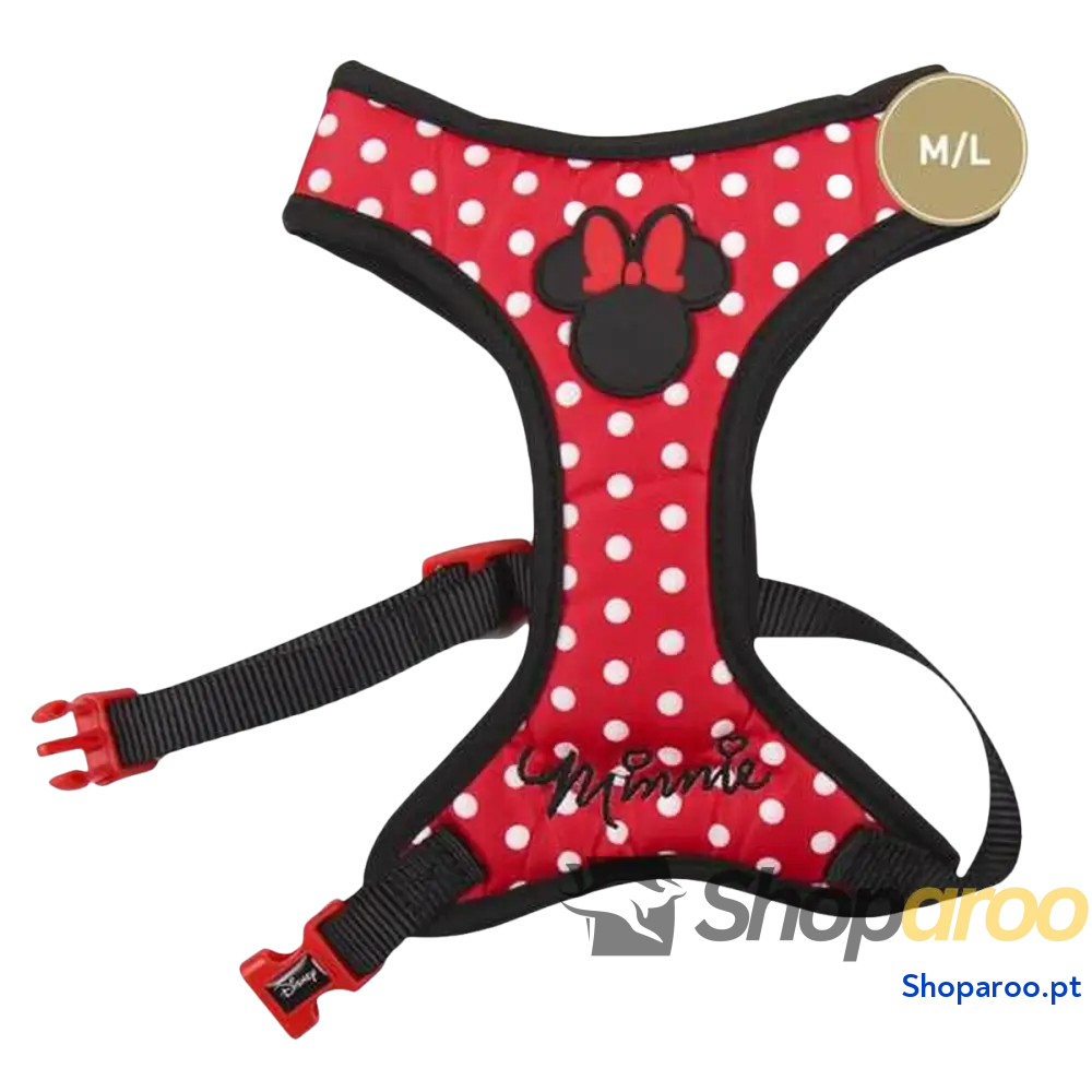 Arnês para Cães Minnie Mouse Vermelho