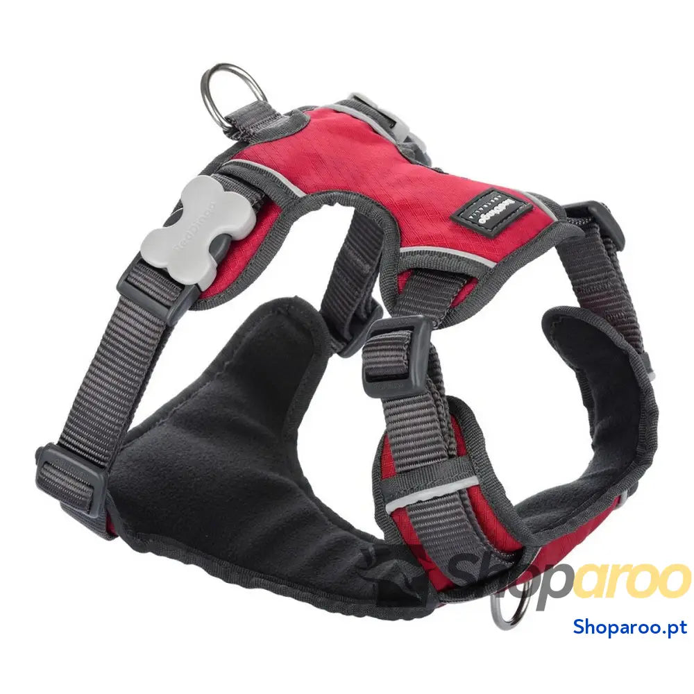 Arnês para Cães Red Dingo Acolchoado Vermelho M