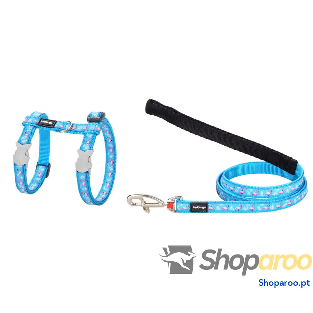 Arnês para Cães Red Dingo Flamingo Turquesa