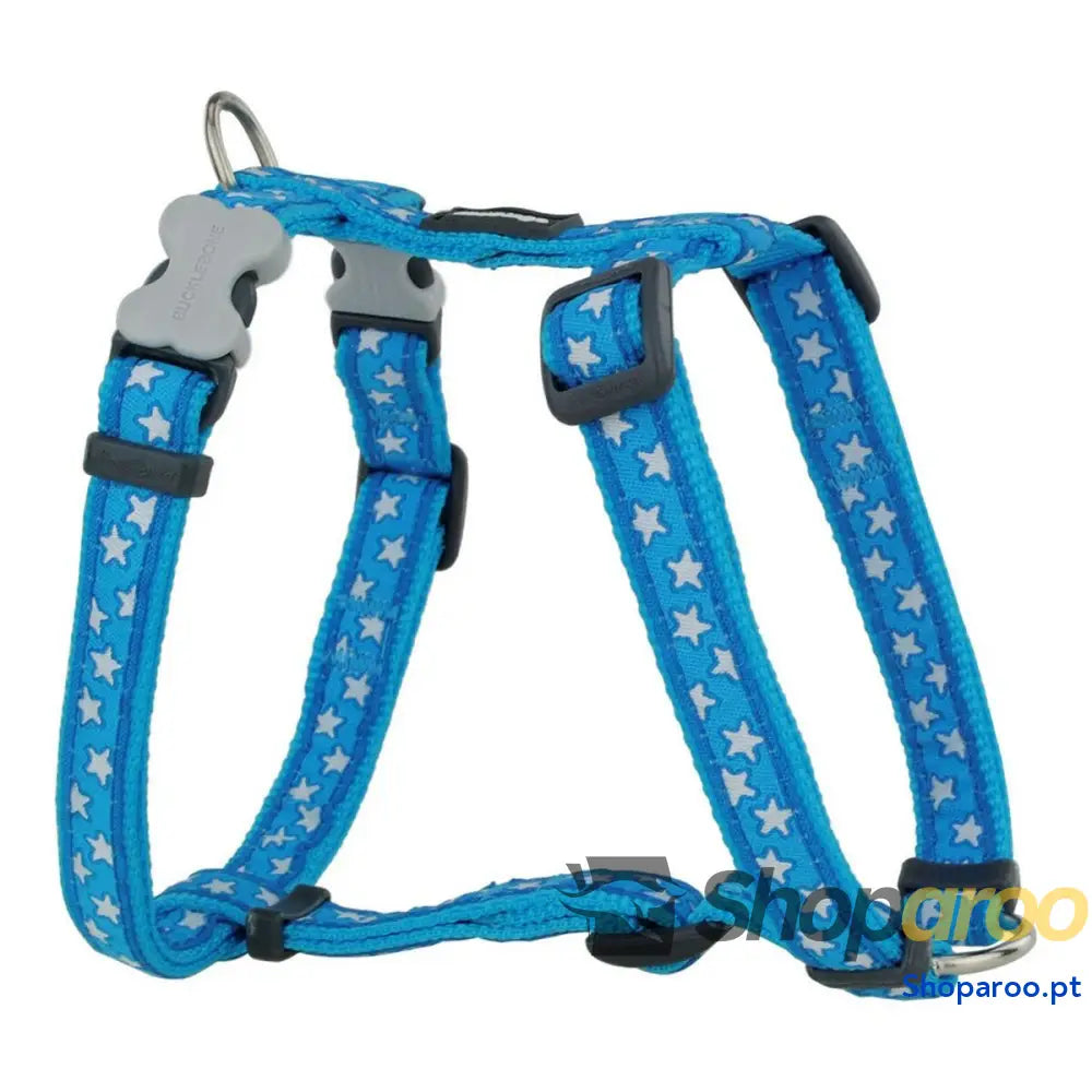 Arnês para Cães Red Dingo Style Azul Estrela 25-39 cm