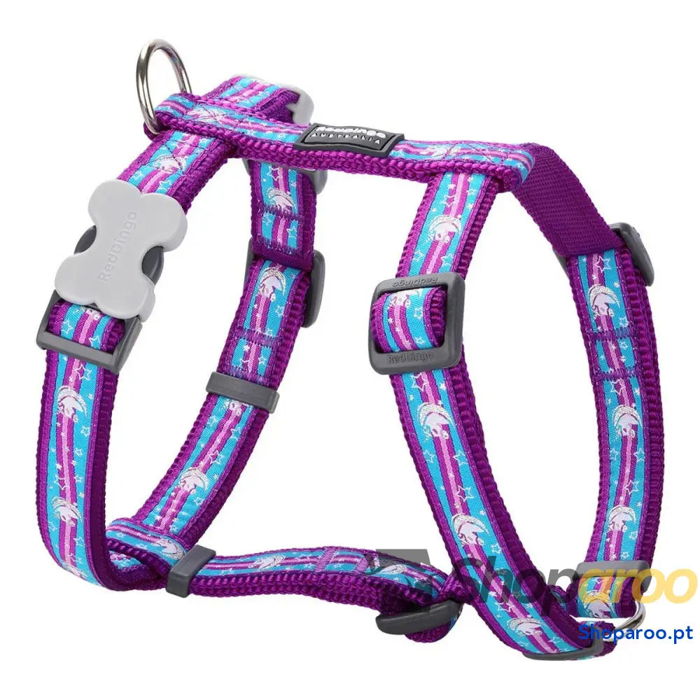 Arnês para Cães Red Dingo Style Unicórnio 25-39 cm