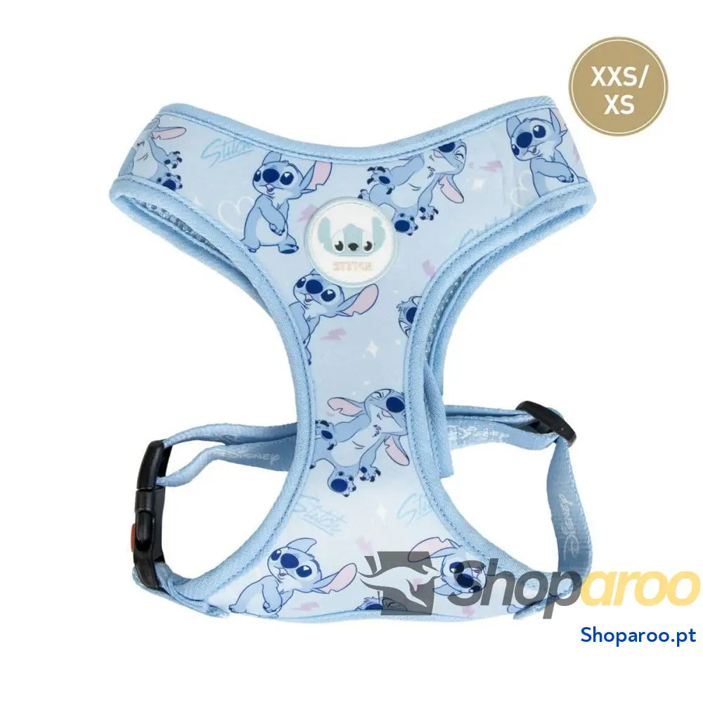Arnês para Cães Stitch Azul Claro XXS/XS