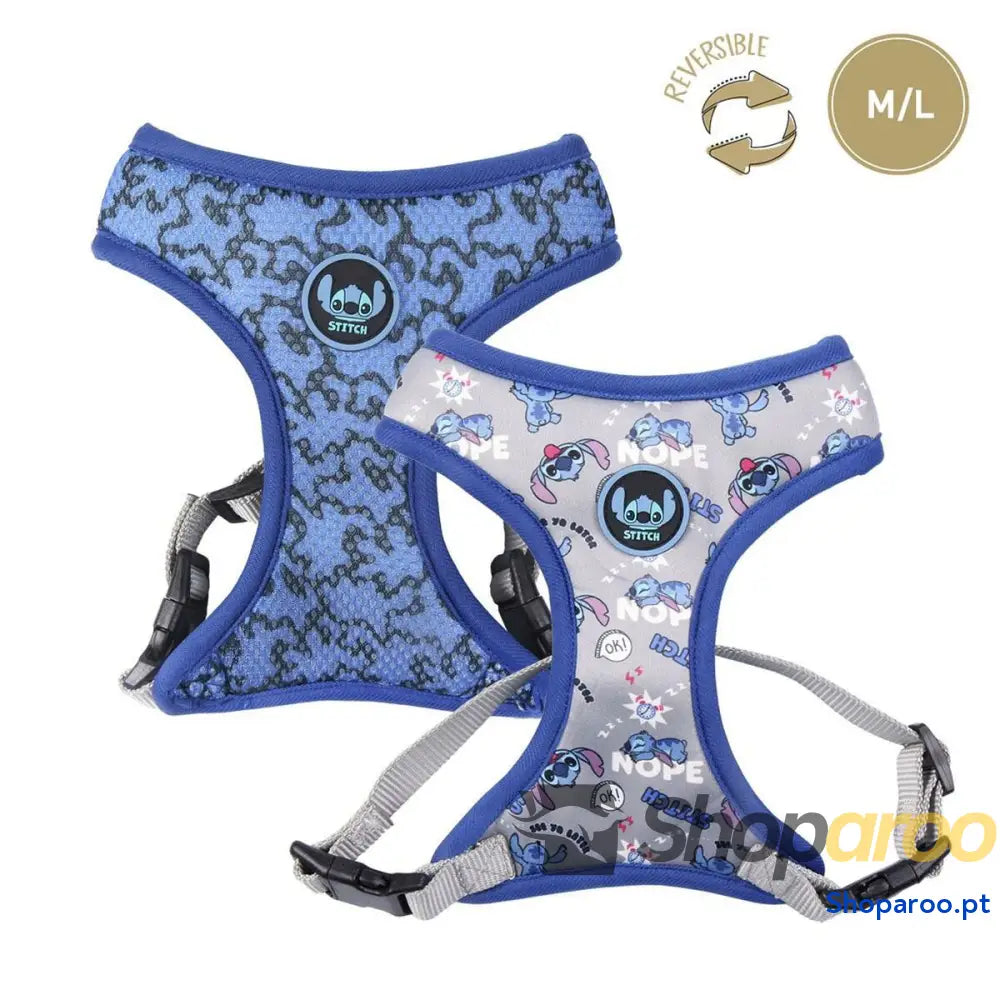 Arnês para Cães Stitch Azul escuro