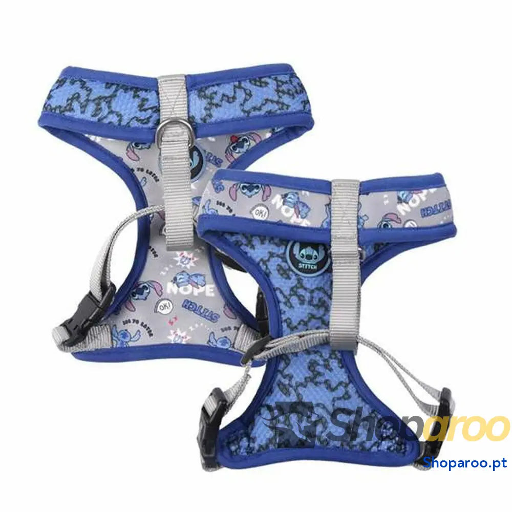 Arnês para Cães Stitch Azul escuro S/M