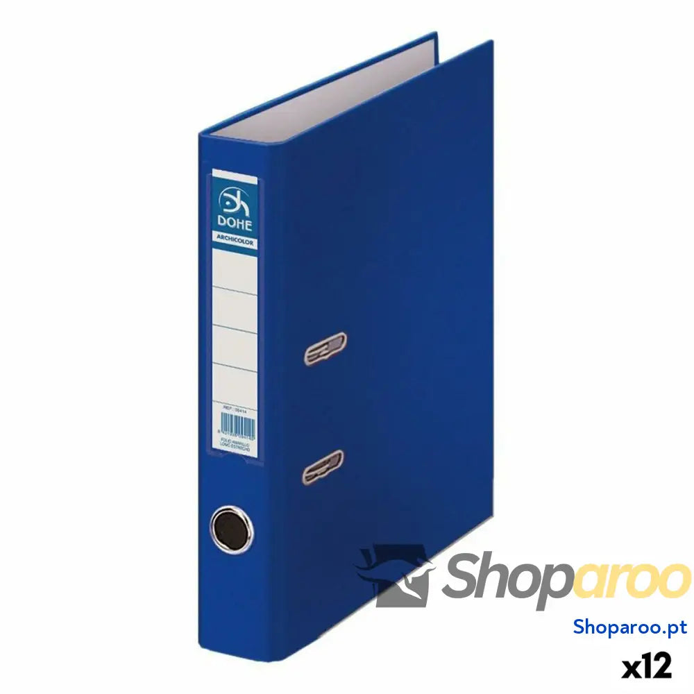 Arquivador de Alavanca DOHE A4 Azul 28,5 x 32 x 45 cm (12 Unidades)