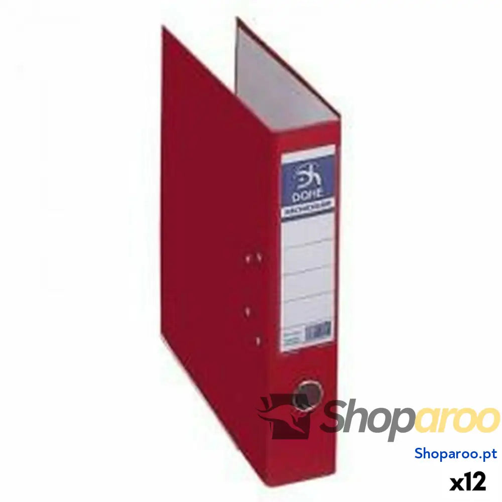 Arquivador de Alavanca DOHE ARCHICOLOR Vermelho A4 285 x 320 70 mm (12 Unidades)