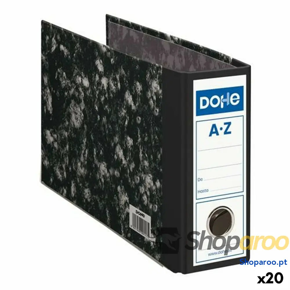 Arquivador de Alavanca DOHE Preto 28,7 x 21 x 7,5 cm (20 Unidades)